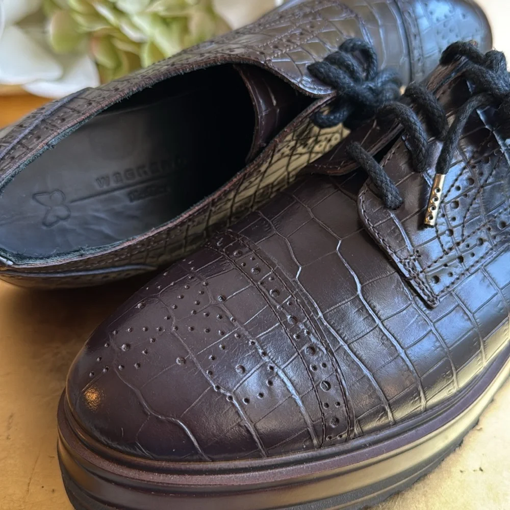 NWOT! MaxMara Max Mara Weekend Platform Lace-Ups